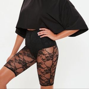 Misguided biker shorts brand new lace